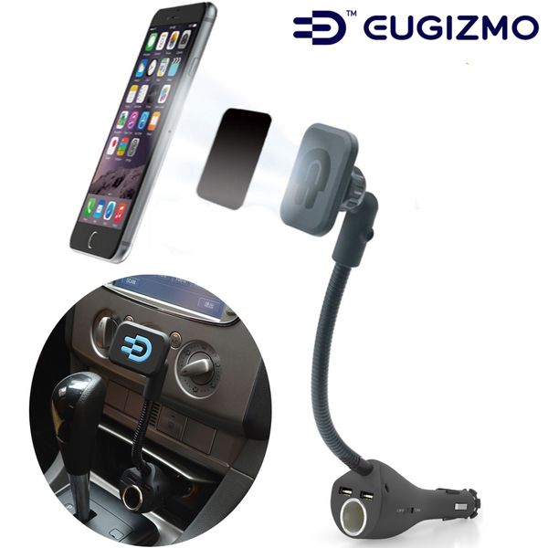 eugizmo car magnetic phone holder with dual usb port charger cigarette lighter car charger mount stand for phones gps mp3 mp4
eugizmo car magnetic phone holder with dual usb port charger cigarette lighter car charger mount stand for phones gps mp3 mp4