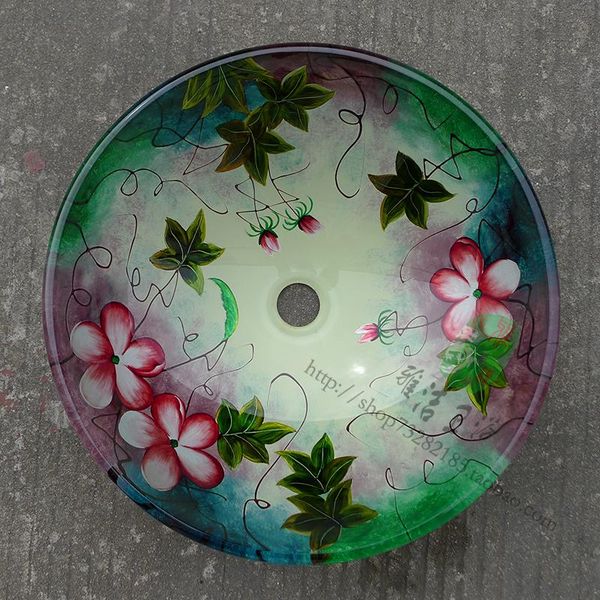 bathroom tempered glass sink handcraft counter round basin wash basins cloakroom shampoo vessel bowl hx021
bathroom tempered glass sink handcraft counter round basin wash basins cloakroom shampoo vessel bowl hx021