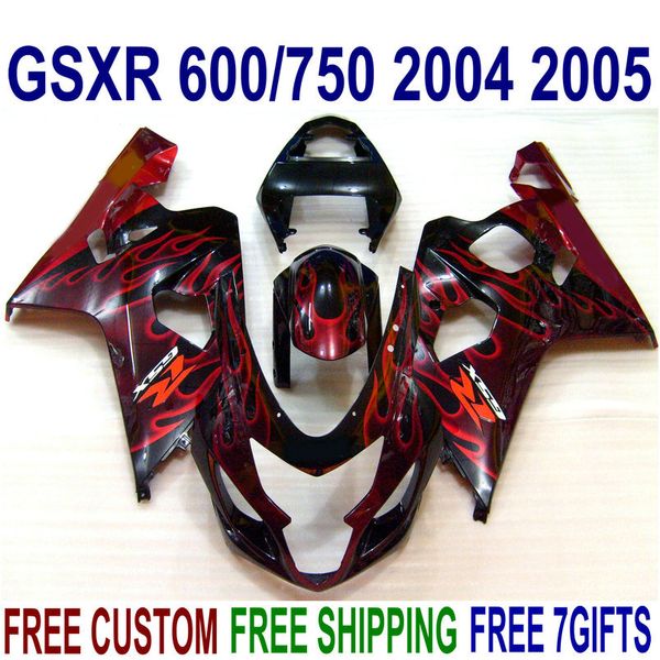 abs full fairing kit for suzuki gsxr600 gsxr750 2004 2005 red flames in black fairings set k4 gsx-r 600 750 04 05 fg26
abs full fairing kit for suzuki gsxr600 gsxr750 2004 2005 red flames in black fairings set k4 gsx-r 600 750 04 05 fg26