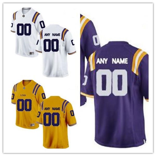 Custom Mens women's youth LSU Tigers College Football Limited white purple gold Personalized Stitched Name Number embroidery Jerseys S-3XL
Custom Mens women's youth LSU Tigers College Football Limited white purple gold Personalized Stitched Name Number embroidery Jerseys S-3XL