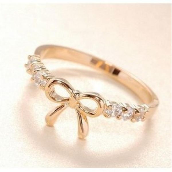 new bownot rings simple bijoux vintage bague crystal bow ring retro for women roxi anel brand fashion ring real shaped gold ring jewelry, Silver
new bownot rings simple bijoux vintage bague crystal bow ring retro for women roxi anel brand fashion ring real shaped gold ring jewelry, Silver