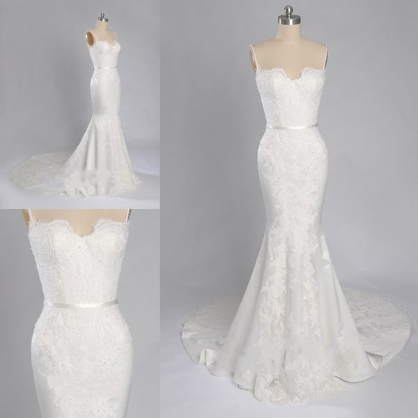 excellent strapless mermaid wedding dresses vintage capped sheath sleeveless backless appliques taffeta tiers mermaid wedding dress, White
excellent strapless mermaid wedding dresses vintage capped sheath sleeveless backless appliques taffeta tiers mermaid wedding dress, White