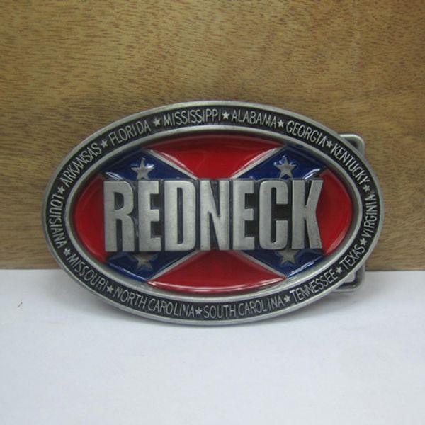 BuckleHome Fashion redneck rebel belt buckle with pewter finish FP-03589 suitable for 4cm wideth belt free shipping
BuckleHome Fashion redneck rebel belt buckle with pewter finish FP-03589 suitable for 4cm wideth belt free shipping