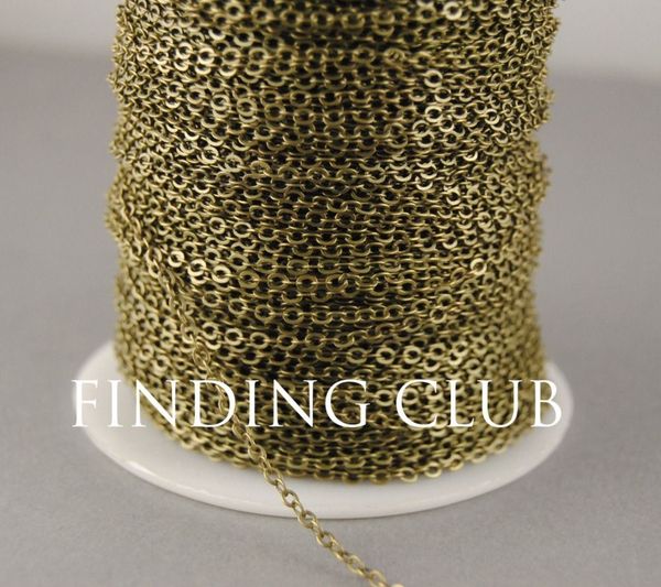 New factory 20 Meters 2mm Silver Bronze Gold Plated Chain Flat Cable Chain Findings in Bulk C02
New factory 20 Meters 2mm Silver Bronze Gold Plated Chain Flat Cable Chain Findings in Bulk C02