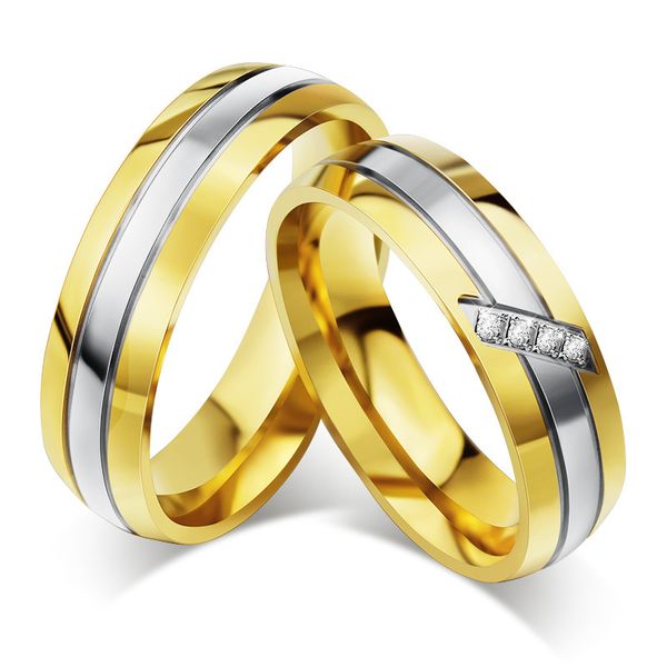 wedding ring 6mm gold color 316l stainless steel couple ring wedding rings for woman and man size 5-13 sale, Silver
wedding ring 6mm gold color 316l stainless steel couple ring wedding rings for woman and man size 5-13 sale, Silver