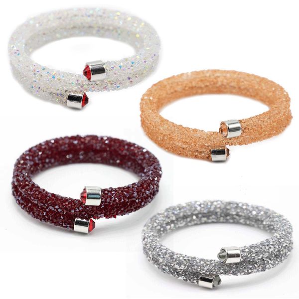 crystal bracelet classic bling cristal bead braided bracelet multi layered beaded bohemia bracelets for women accessories d185s, Golden;silver
crystal bracelet classic bling cristal bead braided bracelet multi layered beaded bohemia bracelets for women accessories d185s, Golden;silver