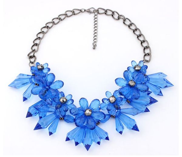 fashion jewelry pendant necklaces elegant design acrylic crystal clear bead statement necklace bloggers gem flower female dress accessories, Silver
fashion jewelry pendant necklaces elegant design acrylic crystal clear bead statement necklace bloggers gem flower female dress accessories, Silver