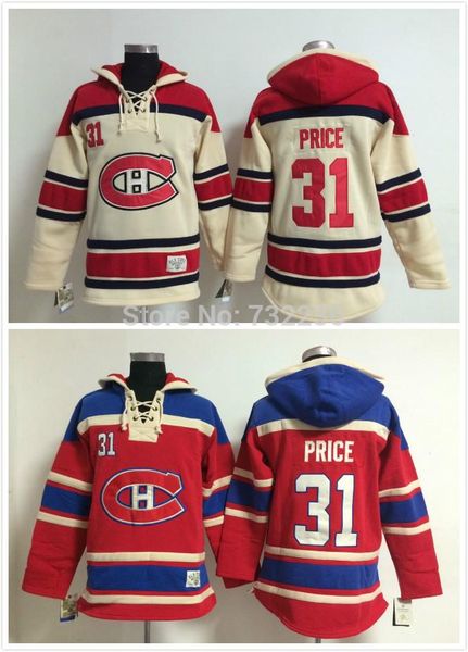 2016 new, 31 carey price old time montreal canadiens hockey hoodie jersey sweatshirt jerseys, stitched sewn numbering lettering, Black;red
2016 new, 31 carey price old time montreal canadiens hockey hoodie jersey sweatshirt jerseys, stitched sewn numbering lettering, Black;red