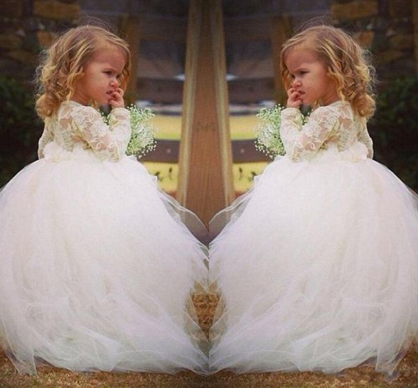 2019 new long sleeve lace flower girls dresses for weddings vintage ball gown sweep train tulle holy communion dresses for girls 092, White;red
2019 new long sleeve lace flower girls dresses for weddings vintage ball gown sweep train tulle holy communion dresses for girls 092, White;red