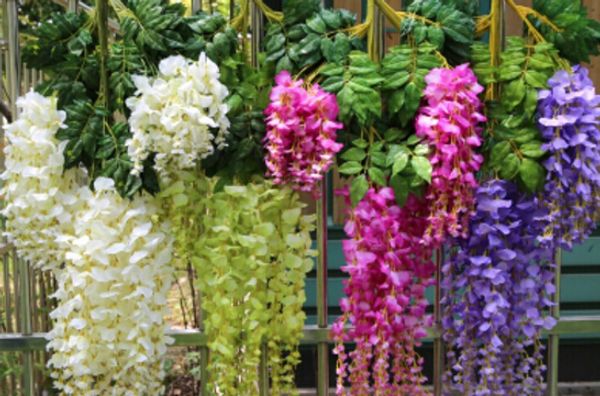 new arrive romantic artificial flowers simulation wisteria vine long&short plastic silk plant for home party wedding garden decoration
new arrive romantic artificial flowers simulation wisteria vine long&short plastic silk plant for home party wedding garden decoration