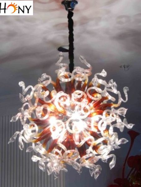 mini stair decor handmade blown glass art led chandeliers cheap
