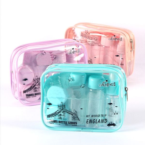 business trip travel bath set refillable bottles set 9 items spray bottle sun cream bottle mask tool shampoo shower gel bottles
business trip travel bath set refillable bottles set 9 items spray bottle sun cream bottle mask tool shampoo shower gel bottles