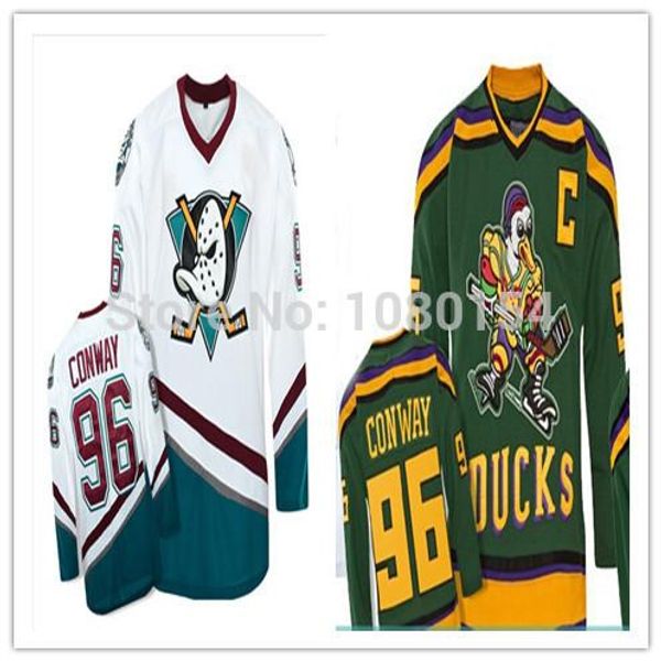 2016 new, anaheim 96 charlie conway mighty ducks movie hockey jerseys green white 1993-94 away ice hockey jerseys size s-3xl, Black;red
2016 new, anaheim 96 charlie conway mighty ducks movie hockey jerseys green white 1993-94 away ice hockey jerseys size s-3xl, Black;red