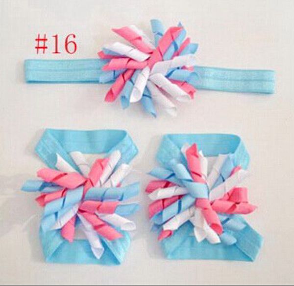 korker bow head band flower + hand feet flowers set christening baby christening accessories triple corker loop hair bands 100 sets pd010, Slivery;white
korker bow head band flower + hand feet flowers set christening baby christening accessories triple corker loop hair bands 100 sets pd010, Slivery;white