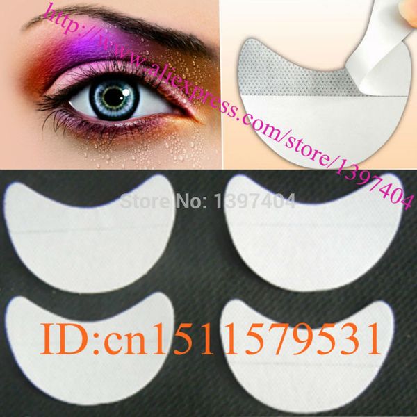 Wholesale-100pair/lot Disposable Eyeshadow Shields Pad For Perfect Eye Makeup Application Beauty Eye Shadow Shields