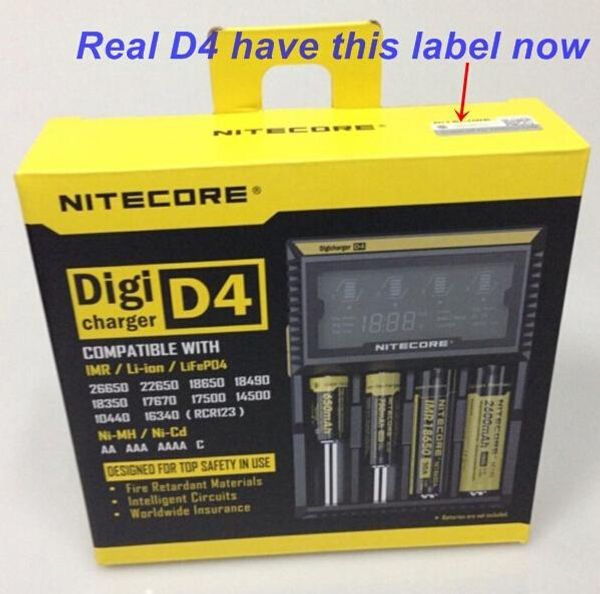 

genuine nitecore d4 i2 i4 d2 um10 um20 universal intellicharger lcd display e cigarettes charger for 18650 18350 18500 14500 li-on battery