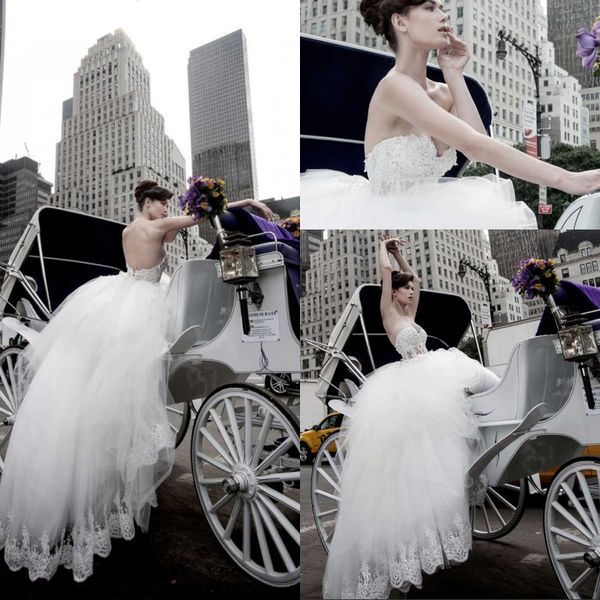 2015 vintage pnina tornai ball gown wedding dresses sweetheart floor length corset wedding dresses lace wedding gowns custom made, White
2015 vintage pnina tornai ball gown wedding dresses sweetheart floor length corset wedding dresses lace wedding gowns custom made, White
