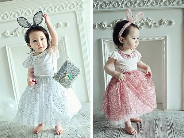 girls sequin skirt set short sleeve cotton tshirts skirt kids clothes baby girls princess suits ball gown skirt in stock, White
girls sequin skirt set short sleeve cotton tshirts skirt kids clothes baby girls princess suits ball gown skirt in stock, White