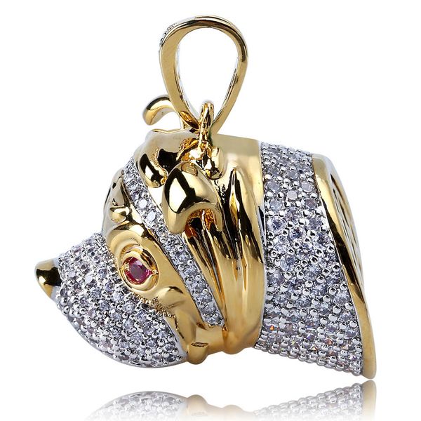 2019 personality retro pet dog head shape hip hop pendant jewelry micro inlaid zircon tide people bursting necklace, Silver
2019 personality retro pet dog head shape hip hop pendant jewelry micro inlaid zircon tide people bursting necklace, Silver