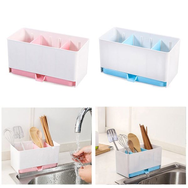 2colors multifunctional household kitchen chopsticks cage spoon storage box draining water dishes sponge fork holder rack
2colors multifunctional household kitchen chopsticks cage spoon storage box draining water dishes sponge fork holder rack