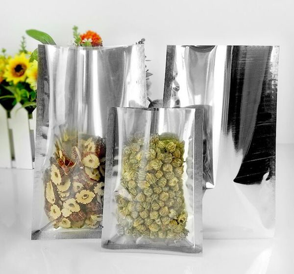 open silver aluminium foil clear plastic packaging bags heat seal vacuum pouches bag storage pack bags
open silver aluminium foil clear plastic packaging bags heat seal vacuum pouches bag storage pack bags