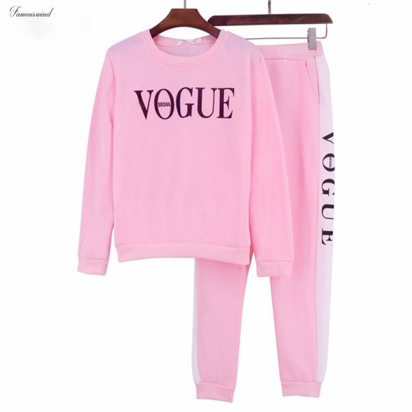 2 winter autumn piece set женщины vogue letters printed блуза брюки костюм с длинным рукавом спортивные костюмы спортивная экипировка, White
2 winter autumn piece set женщины vogue letters printed блуза брюки костюм с длинным рукавом спортивные костюмы спортивная экипировка, White