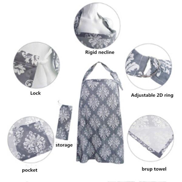 mother outing breastfeeding towel 100% cotton baby feeding nursing covers anti-glare nursing cloth 95cm*65cm, White
mother outing breastfeeding towel 100% cotton baby feeding nursing covers anti-glare nursing cloth 95cm*65cm, White