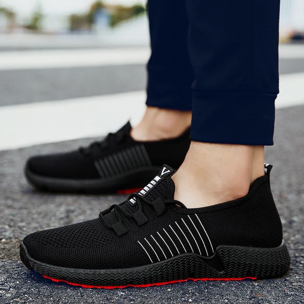 puimentiua 2019 shoes men outdoor mesh shoes casual lace up comfortable soles running sports tenis masculino adulto, Black
puimentiua 2019 shoes men outdoor mesh shoes casual lace up comfortable soles running sports tenis masculino adulto, Black