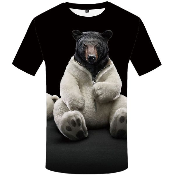 bear tshirt men animal t shirt punk rock funny t shirts hip hop tee 3d t-shirt black cool mens clothing summer 2019 new, White;black
bear tshirt men animal t shirt punk rock funny t shirts hip hop tee 3d t-shirt black cool mens clothing summer 2019 new, White;black