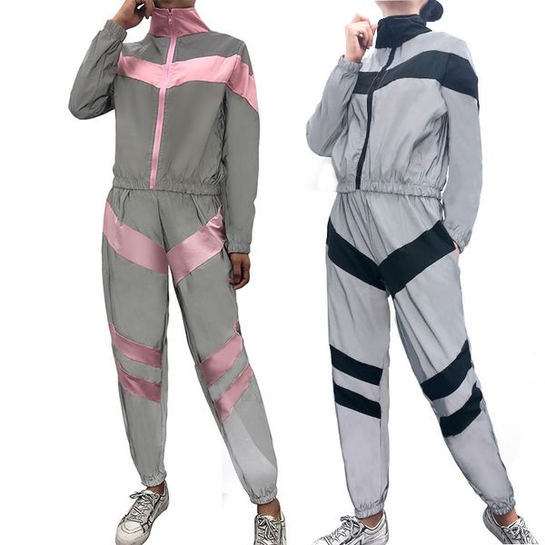 fashion womens designer tracksuit brand two piece pants jacekt + pants reflective material tracksuits ph-yf20194, White
fashion womens designer tracksuit brand two piece pants jacekt + pants reflective material tracksuits ph-yf20194, White