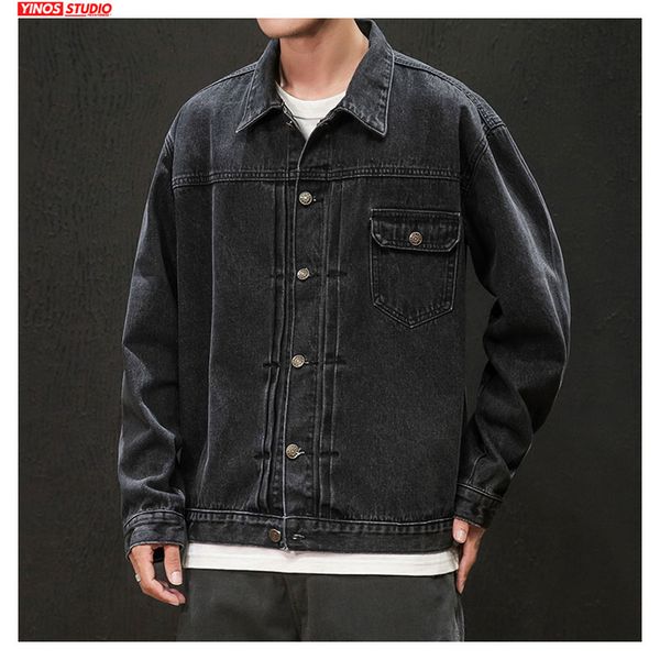 dropshipping men japanese streetwear cargo demin jacket 2019 autumn mens pocket casual overalls male clothes, Black;brown
dropshipping men japanese streetwear cargo demin jacket 2019 autumn mens pocket casual overalls male clothes, Black;brown