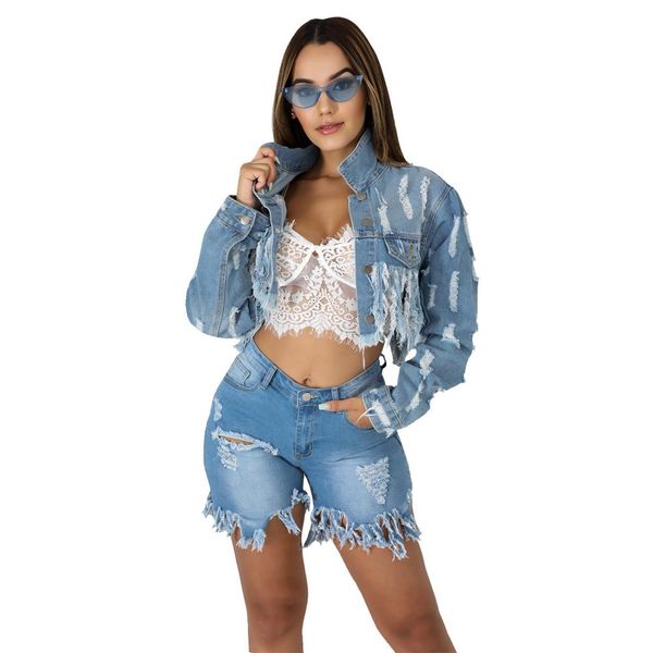echoine ripped denim short jacket women winter autumn tassel jeans jacket women hole coat outwear streetwear, Black;brown
echoine ripped denim short jacket women winter autumn tassel jeans jacket women hole coat outwear streetwear, Black;brown