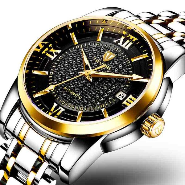tevise fashion leisure luminous calendar contracted calibration fully automatic waterproof luxury gift dress contracted men mechanical watch, Slivery;brown
tevise fashion leisure luminous calendar contracted calibration fully automatic waterproof luxury gift dress contracted men mechanical watch, Slivery;brown