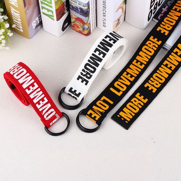 2020 fashion harajuku canvas wide belt women men student jeans letter printed long belts double d ring buckle waistband, Black;brown
2020 fashion harajuku canvas wide belt women men student jeans letter printed long belts double d ring buckle waistband, Black;brown