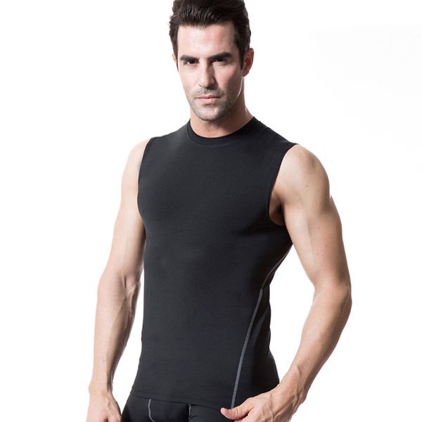 quickly dry mens undershirt gym sport tank gym men t shirt sleeveless running shirts compression tight fitness running vest, Black;blue
quickly dry mens undershirt gym sport tank gym men t shirt sleeveless running shirts compression tight fitness running vest, Black;blue