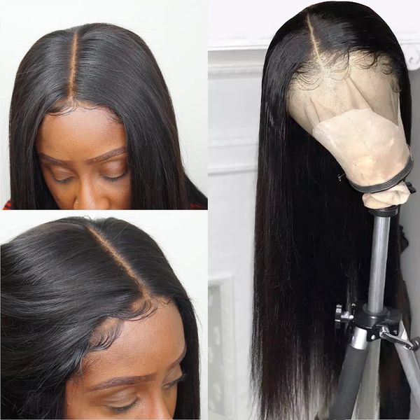 black 26''soft straight hair 13x4 lace front wig with baby hair glueless heat resistant synthetic lace wigs for black women cospla
black 26''soft straight hair 13x4 lace front wig with baby hair glueless heat resistant synthetic lace wigs for black women cospla