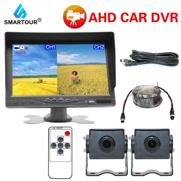 smartour new 7 inch ips 2 split screen 1280*960 ahd car monitor driving recorder dvr or ahd front/ rearview camera for truck bus
smartour new 7 inch ips 2 split screen 1280*960 ahd car monitor driving recorder dvr or ahd front/ rearview camera for truck bus