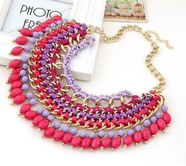 ladies fashion bohemian hand-woven tassel pendant necklace designer color pendant jewelry street snecklace birthday gift, Silver
ladies fashion bohemian hand-woven tassel pendant necklace designer color pendant jewelry street snecklace birthday gift, Silver