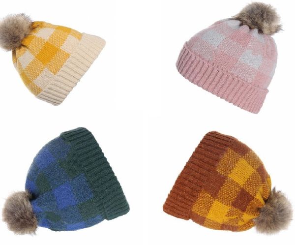 9 colors parent-child cap pom pom plaid beanie hats winter warm knitted cap kids head wraps hat fa3001
9 colors parent-child cap pom pom plaid beanie hats winter warm knitted cap kids head wraps hat fa3001