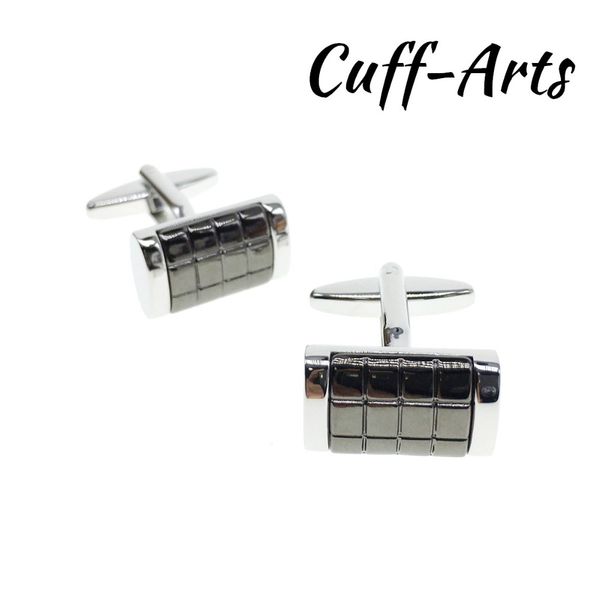 cufflinks for men french shirt fashion brand cuff links buttons black with gift box by cuffarts c20079, Silver;golden
cufflinks for men french shirt fashion brand cuff links buttons black with gift box by cuffarts c20079, Silver;golden