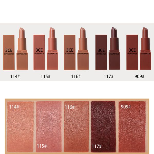 factory price 3ce eunhye house lipstick matte lipstick waterproof lips cosmetics easy to carry matte lipsticks 5colors in set l5103
factory price 3ce eunhye house lipstick matte lipstick waterproof lips cosmetics easy to carry matte lipsticks 5colors in set l5103