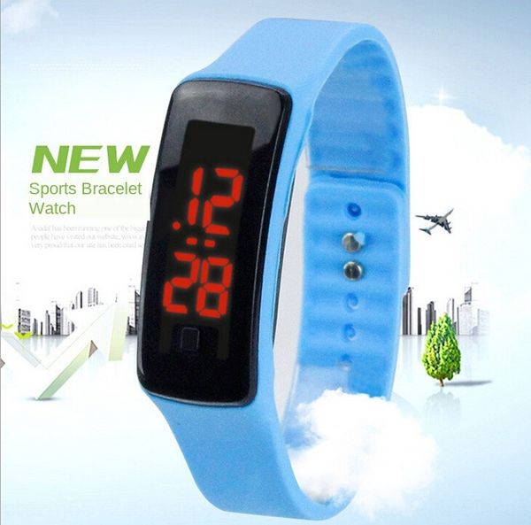 2020 sports watch candy candy color silicone rubber second generation led touch screen digital watch men and women students, Blue
2020 sports watch candy candy color silicone rubber second generation led touch screen digital watch men and women students, Blue