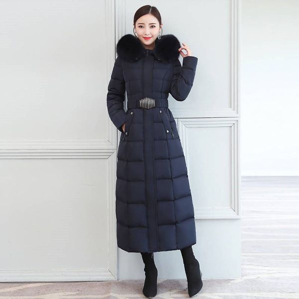 2019 new winter women casual loose white duck down jacket real fur collar hooded fashion long coats thicken warm parkas c166, Black
2019 new winter women casual loose white duck down jacket real fur collar hooded fashion long coats thicken warm parkas c166, Black