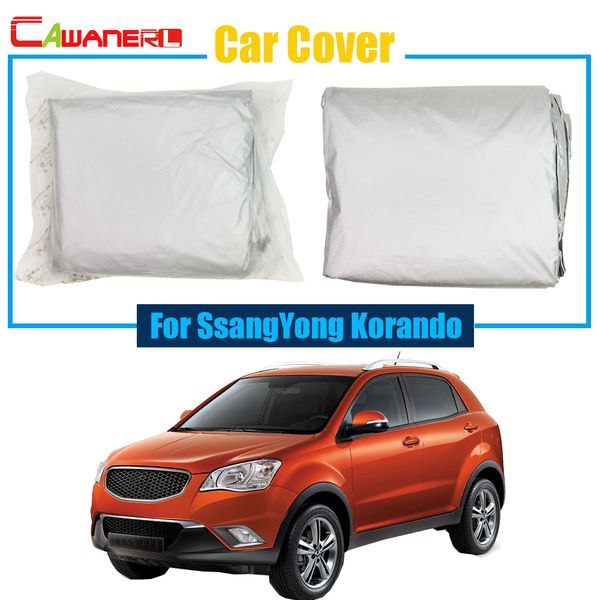 cawanerl new car cover suv anti uv sun shield rain snow resistant cover for ssang yong korando
cawanerl new car cover suv anti uv sun shield rain snow resistant cover for ssang yong korando