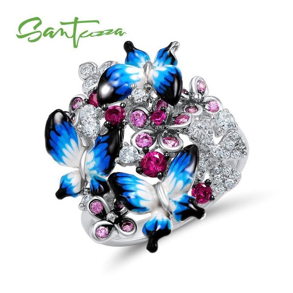 santuzza silver ring for women 925 sterling silver glamorous butterflies shiny cubic zirconia ring fashion jewelry enamel j190714, Slivery;golden
santuzza silver ring for women 925 sterling silver glamorous butterflies shiny cubic zirconia ring fashion jewelry enamel j190714, Slivery;golden