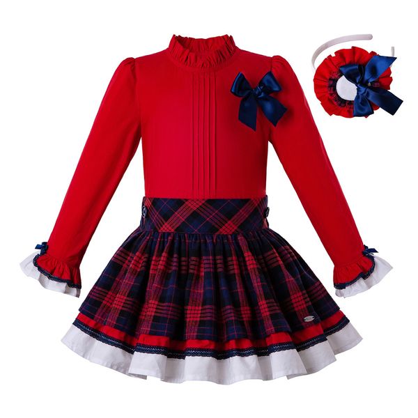 Pettigirl chri tma girl clothing et red hirt with bow grid kirt headwear girl party co tume kid outfit kid de igner clothe girl, White
Pettigirl chri tma girl clothing et red hirt with bow grid kirt headwear girl party co tume kid outfit kid de igner clothe girl, White