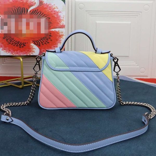 2020 new ladies macaron rainbow color bag handbag shoulder messenger bag wave pattern honed sewing bag
2020 new ladies macaron rainbow color bag handbag shoulder messenger bag wave pattern honed sewing bag