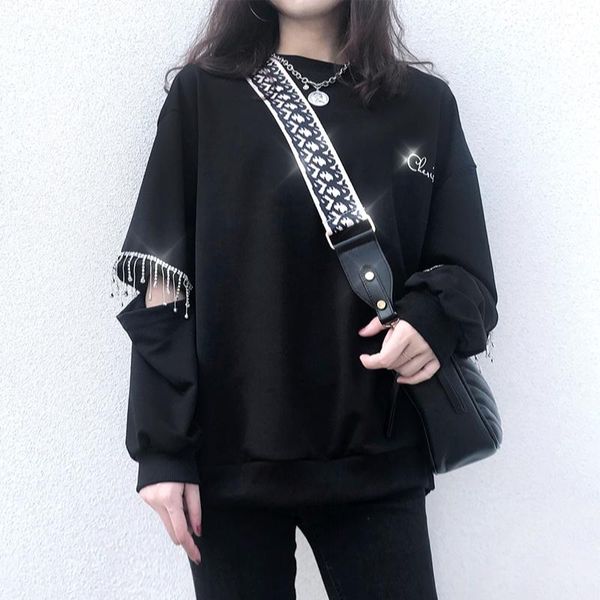 autumn winter sweatshirts high-end diamond women female men male couple clothes pullover sleeve loose street outerwear size a50 xsq, Black
autumn winter sweatshirts high-end diamond women female men male couple clothes pullover sleeve loose street outerwear size a50 xsq, Black