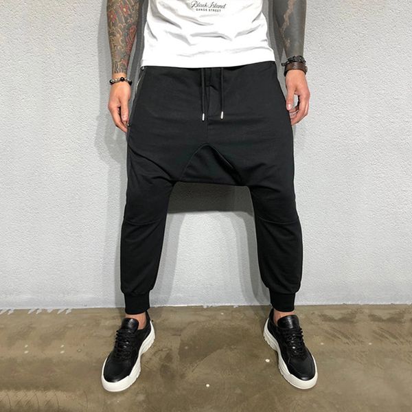 2020 оптовая новый casual solid color кулиской mid талии длинный jogger брюки для мужчин дизайнерские брюки, Black
2020 оптовая новый casual solid color кулиской mid талии длинный jogger брюки для мужчин дизайнерские брюки, Black