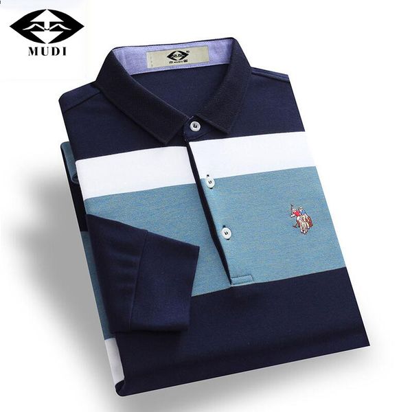 Mudi Men Polo Shirts Long Sleeve Shirt For Male Cotton Soft Striped Printed Slim Turn Down Collar Polo Shirt Casual Men Clothes
Mudi Men Polo Shirts Long Sleeve Shirt For Male Cotton Soft Striped Printed Slim Turn Down Collar Polo Shirt Casual Men Clothes